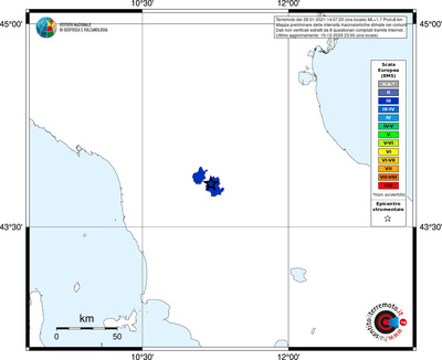 Mappa EMS - territori comuni