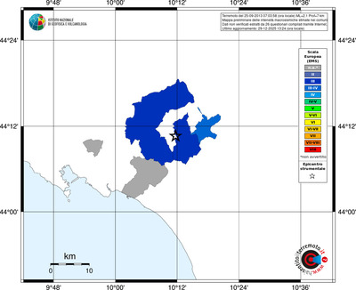 Mappa EMS - territori comuni