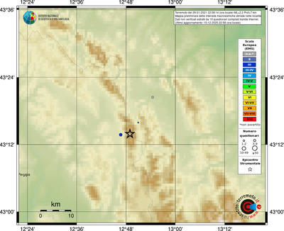 Mappa EMS - località
