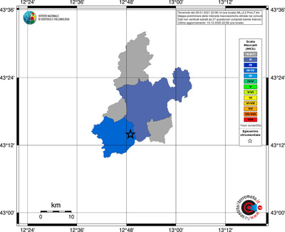 Mappa MCS - territori comuni