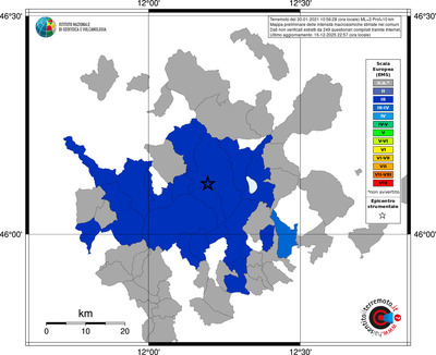 Mappa EMS - territori comuni