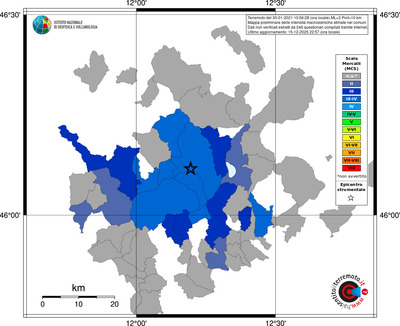 Mappa MCS - territori comuni