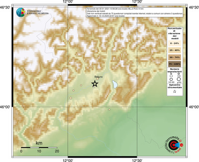 Mappa comuni con almeno 3 questionari
