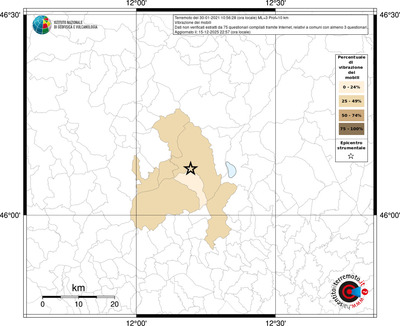 Mappa territorio comunale con almeno 3 questionari