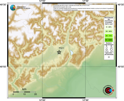 Mappa comuni con almeno 3 questionari