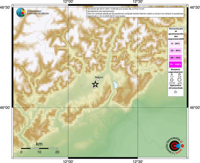 Mappa comuni con almeno 3 questionari