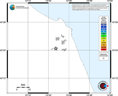 Mappa MCS - territori località