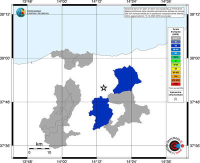 Mappa EMS - territori comuni