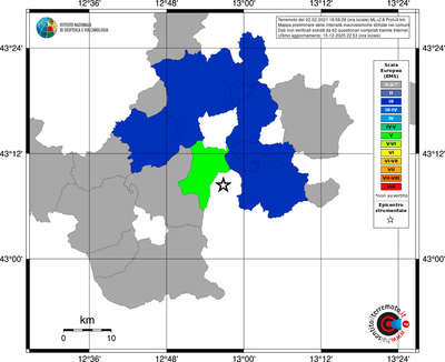 Mappa EMS - territori comuni
