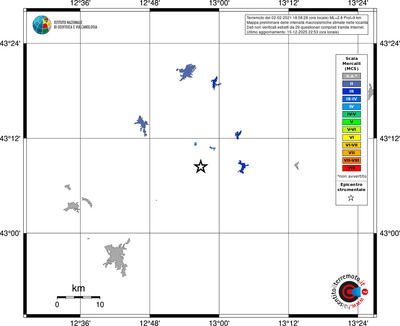 Mappa MCS - territori località