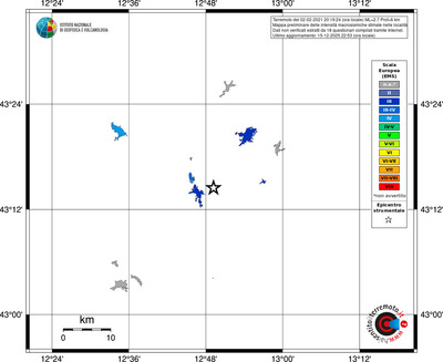 Mappa EMS - territori località