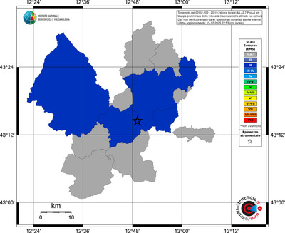 Mappa EMS - territori comuni
