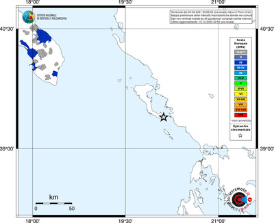 Mappa EMS - territori comuni