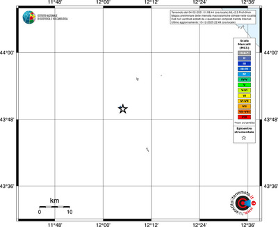 Mappa MCS - territori località