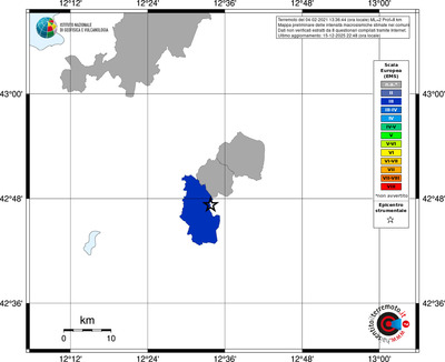 Mappa EMS - territori comuni