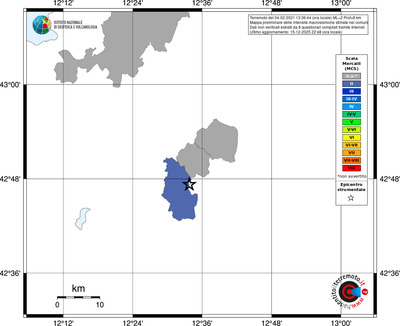 Mappa MCS - territori comuni