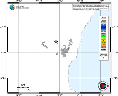 Mappa EMS - territori località