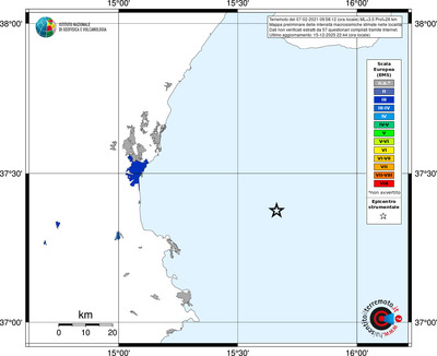 Mappa EMS - territori località