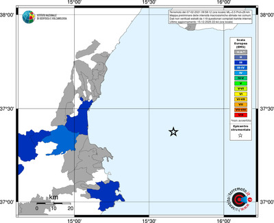 Mappa EMS - territori comuni