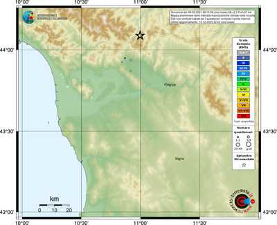 Mappa EMS - località