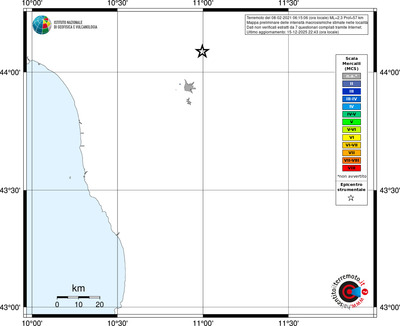 Mappa MCS - territori località