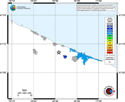 Mappa MCS - territori località