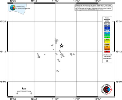Mappa EMS - territori località