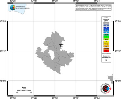 Mappa EMS - territori comuni
