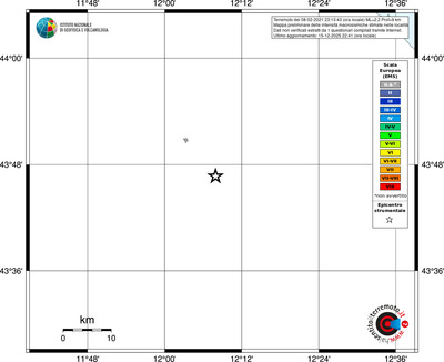 Mappa EMS - territori località
