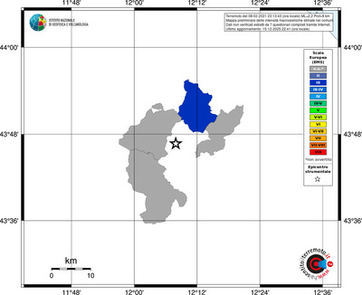 Mappa EMS - territori comuni