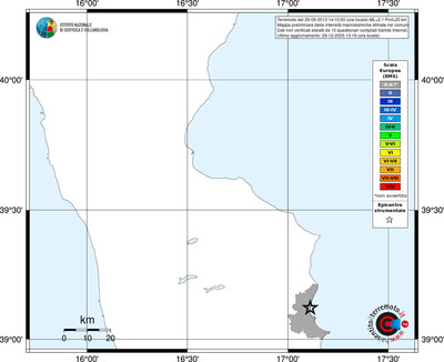 Mappa EMS - territori comuni