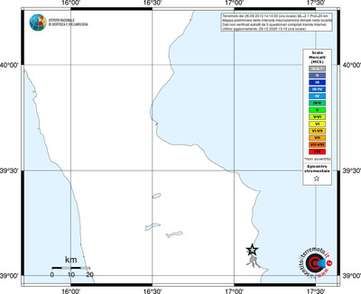 Mappa MCS - territori località