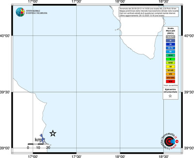 Mappa MCS - territori località