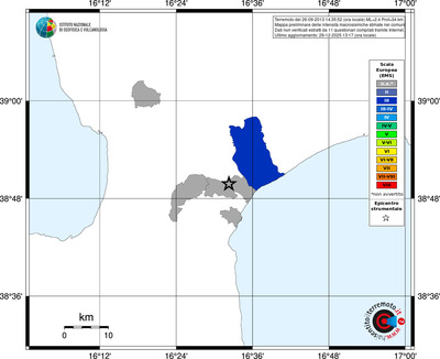 Mappa EMS - territori comuni