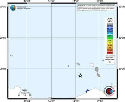 Mappa EMS - territori comuni