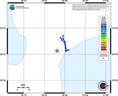 Mappa EMS - territori località
