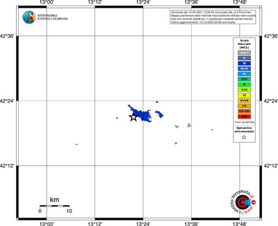 Mappa MCS - territori località