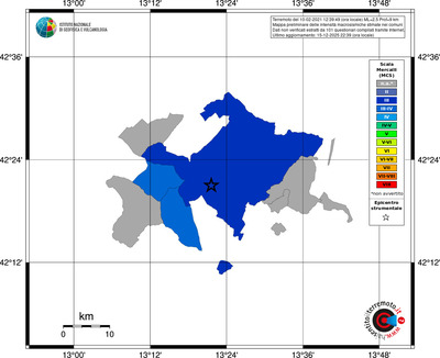 Mappa MCS - territori comuni