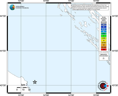Mappa EMS - territori località