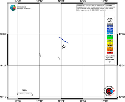 Mappa EMS - territori località