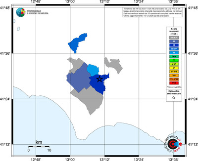 Mappa MCS - territori comuni