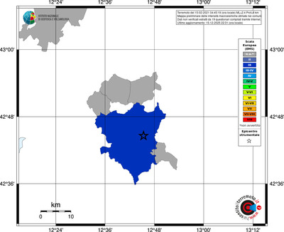 Mappa EMS - territori comuni