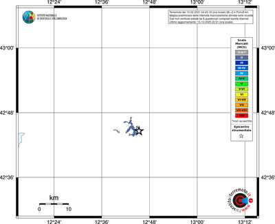 Mappa MCS - territori località