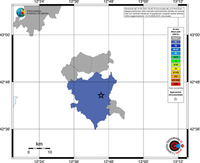 Mappa MCS - territori comuni
