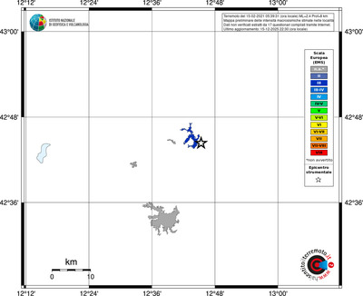 Mappa EMS - territori località