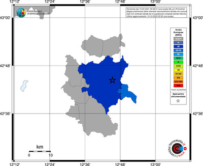 Mappa EMS - territori comuni