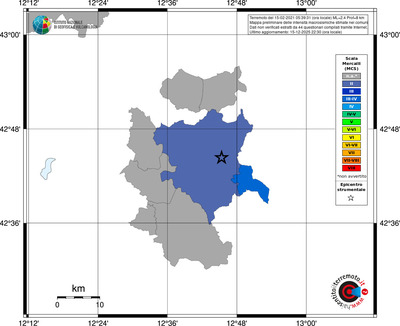 Mappa MCS - territori comuni