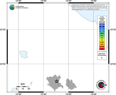 Mappa EMS - territori comuni