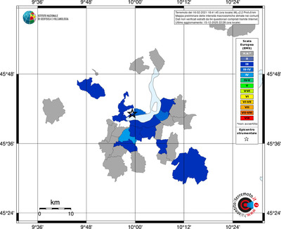 Mappa EMS - territori comuni