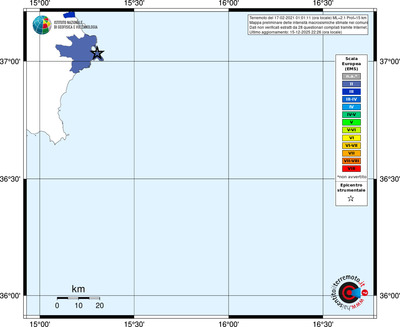 Mappa EMS - territori comuni